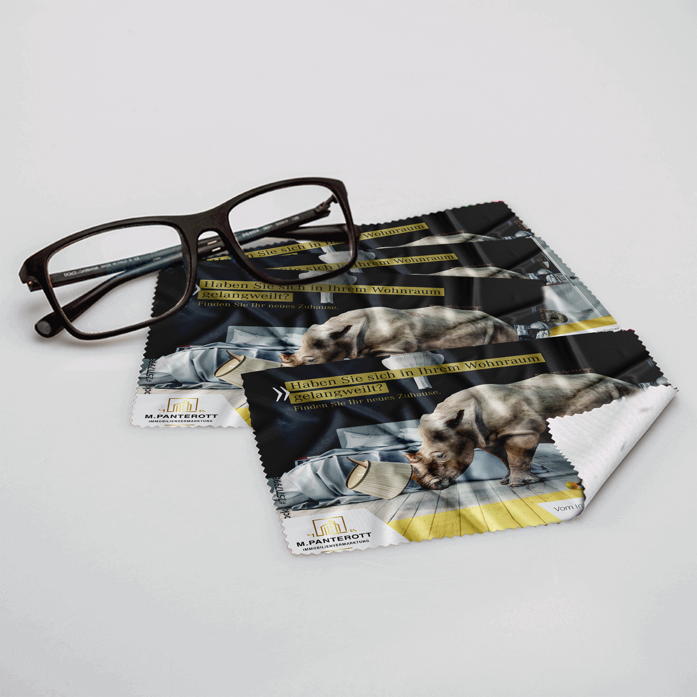 Brillentuch-Mockup Nashorn